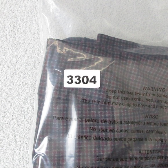 Zak & Rachel Womens Pull On Pants Petite Large Dark Plaid Ankle Slit Hem - Picture 8 of 8